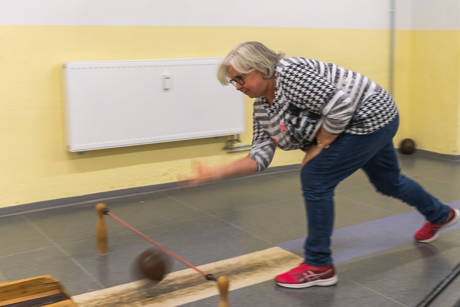 bei Ingrid  rollt es