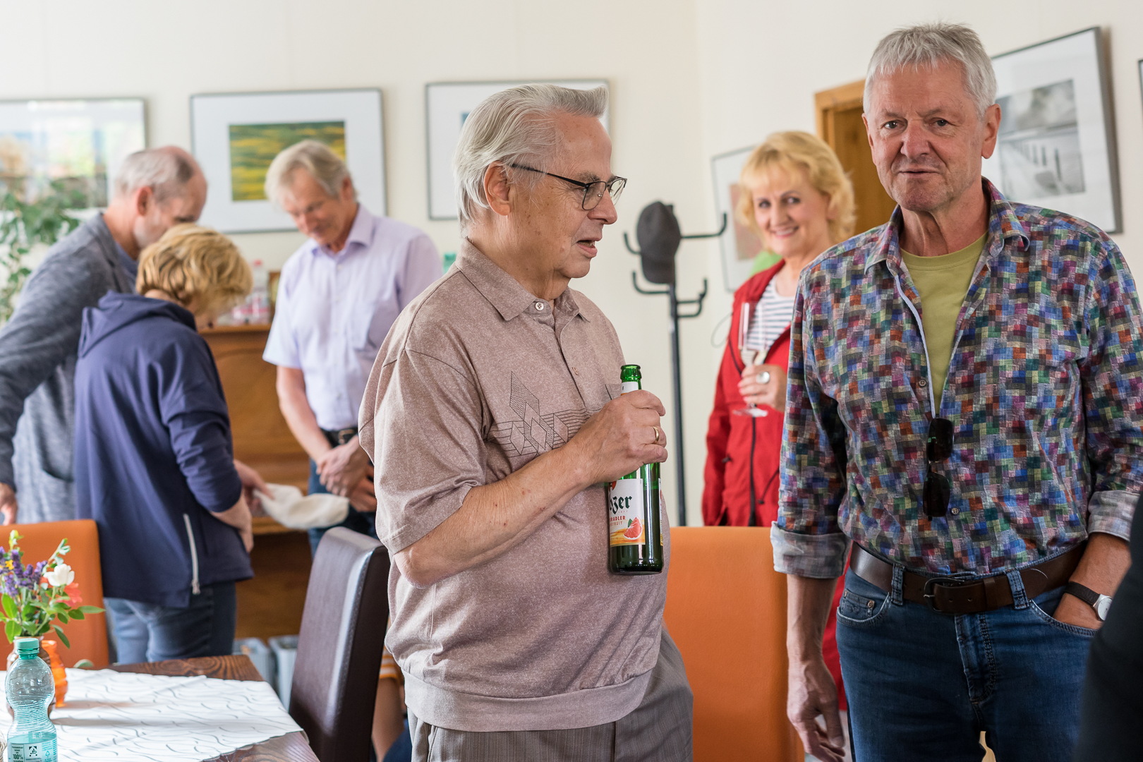 Traugott und Holger im Gespräch