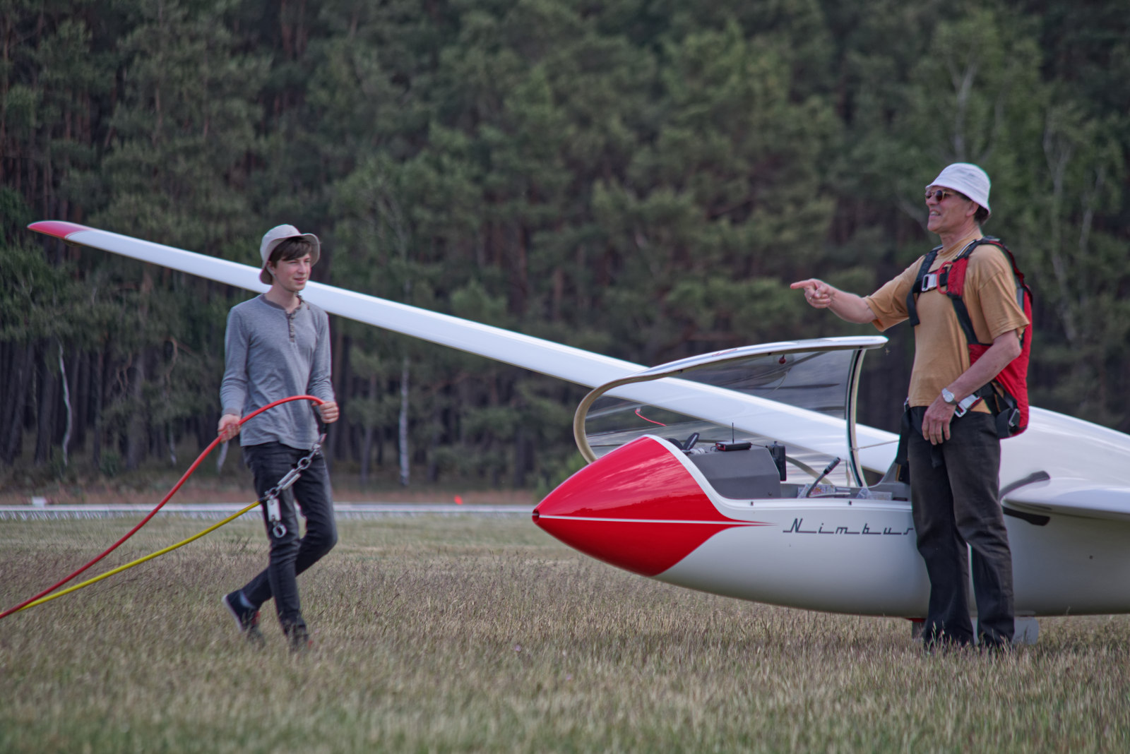 jetzt kommt er an die Leine